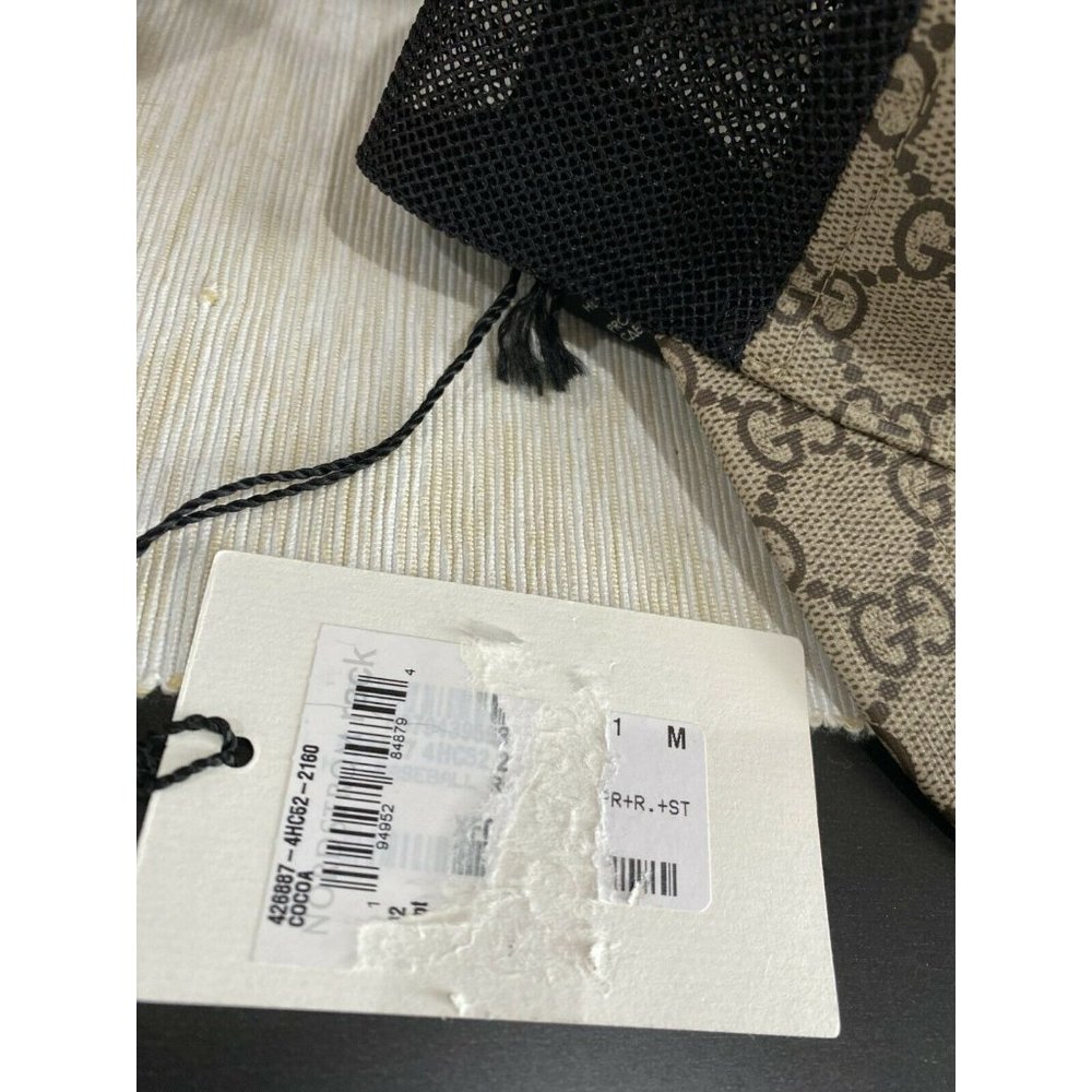 NEW Gucci GG Supreme Angry Cat Baseball Cap Hat - Picture 8 of 12
